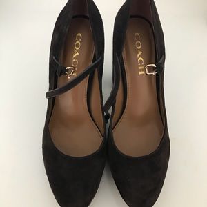 Coach Suede Pumps 7.5